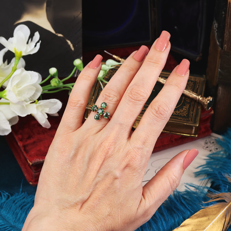 Lillian' 1.97ct Australian Green Sapphire & Diamond Ring | Jason Ree –  Jason Ree Design